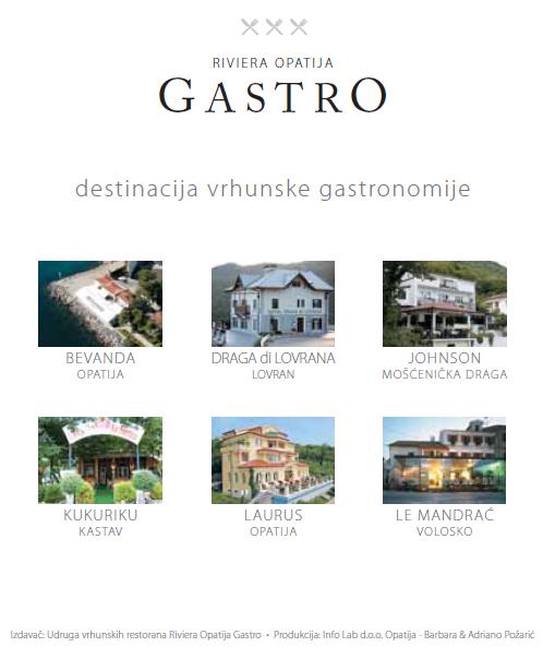 Rivijera Opatija Gastro - destinacija vrhunske gastronomije