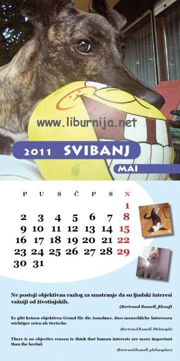 Liburnija.net: Kalendar Društva za dobrobit životinja 'Lunjo i maza' - Lovran
