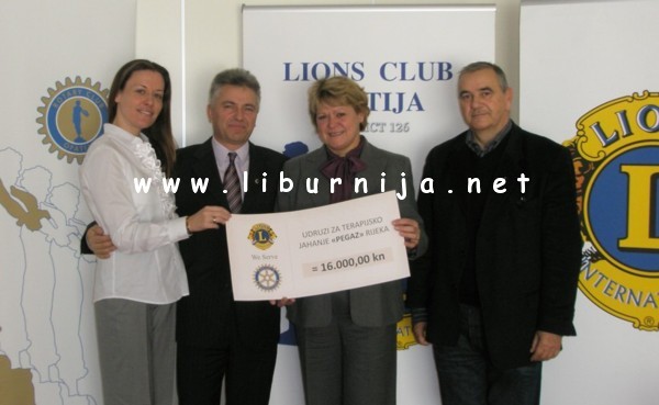 Liburnija.net: Rotarijanci i Lionsi u zajedničkoj akciji za Pegaza @ Opatija