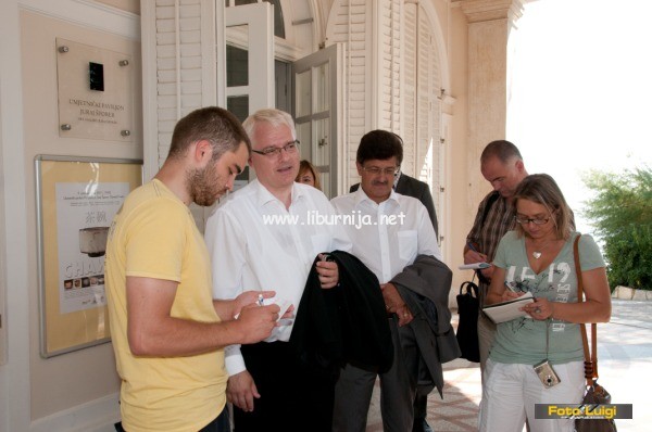 Liburnija.net: Predsjednik Ivo Josipović s novinarima @ Opatija
