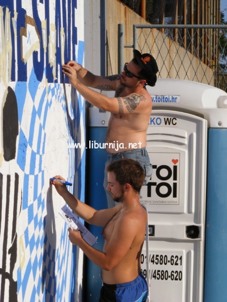 Liburnija.net: Izrada novog murala @ igralište NK Opatija