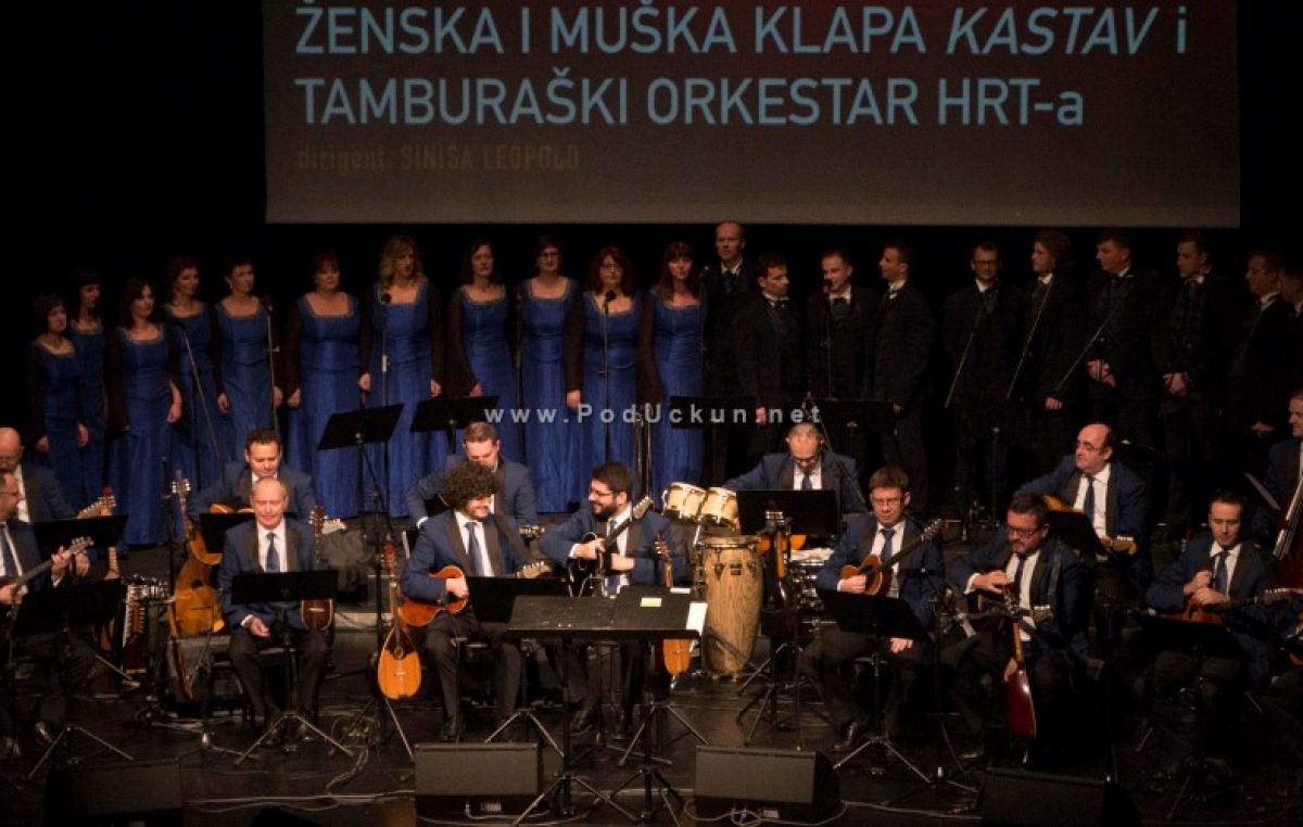 FOTO, VIDEO: Svečanim koncertom Klape Kastav i Tamburaškog orkestra HRT-a predstavljen zajednički „live“ album