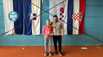 Dora Biondić dvostruka dvoranska prvakinja Hrvatske za uzrast do 12 godina