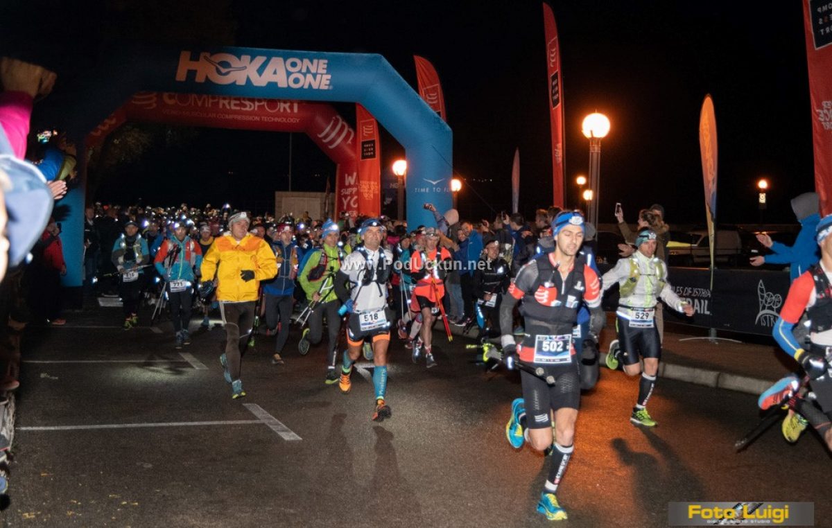 FOTO/VIDEO Noćni start utrke 100 milja Istre – 350 trkača krenulo u osvajanje 108 kilometara staze