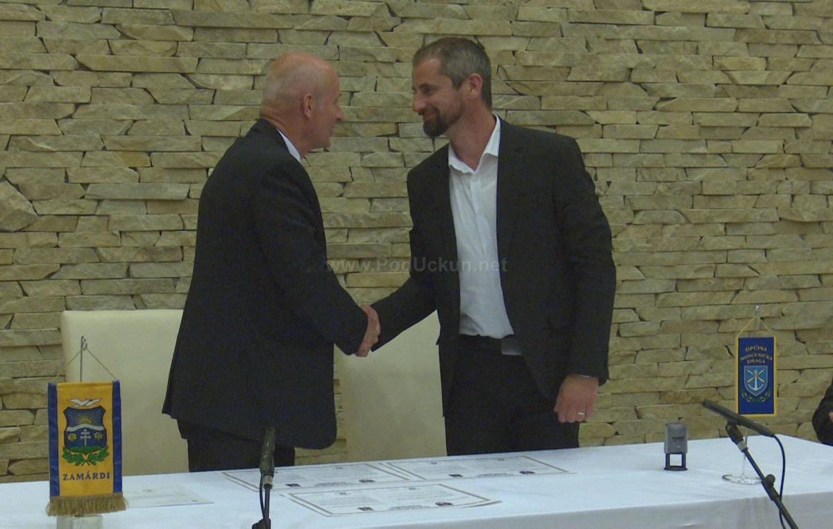 Riccardo Staraj i Luciana Sterle potpisali sporazum o pobratimstvu općine M. Draga i grada Zamardi na Balatonu