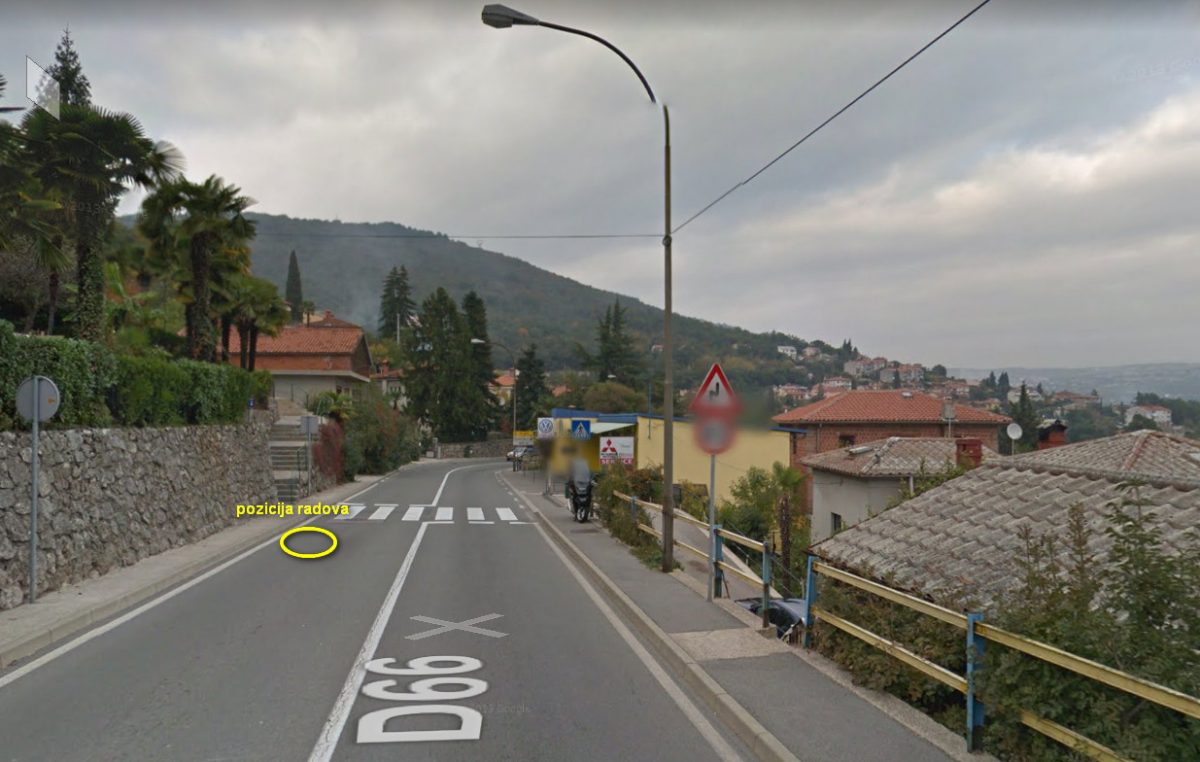 Interventni radovi uz privremenu regulaciju prometa zbog sanacije puknuća vodovodne cijevi @ Opatija