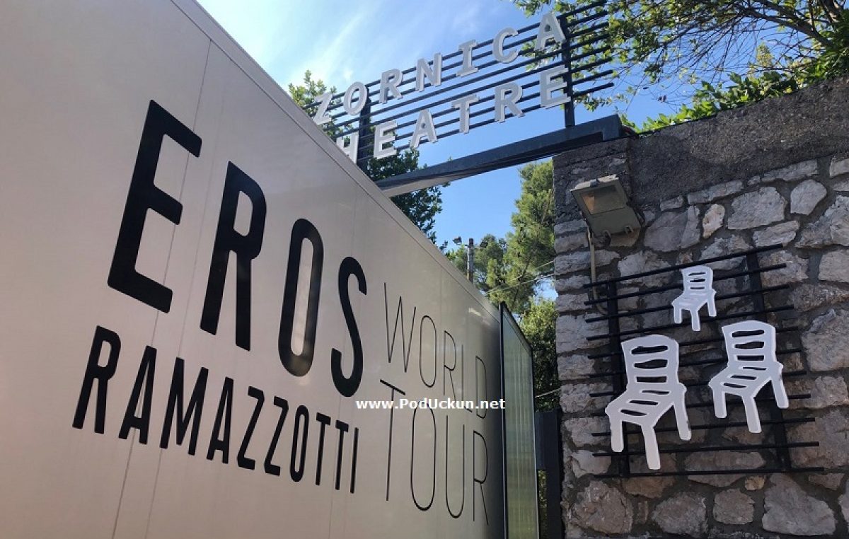 U OKU KAMERE Sve je spremno za večerašnji spektakl uz Erosa Ramazzottija @ Opatija