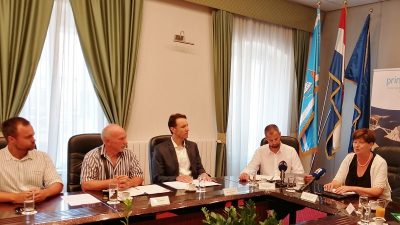 ﻿Potpisan Okvirni sporazum i Ugovor o građevinskim radovima na dogradnji obale i izgradnji obalne šetnice u Mošćeničkoj Dragi