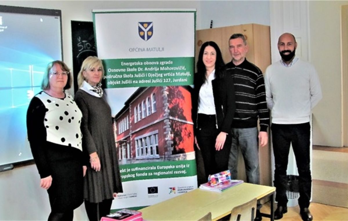 Održana završna konferencija projekta energetske obnove područne škole i dječjeg vrtića u Jušićima