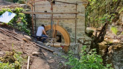 FOTO/VIDEO Mitski park Trebišća dobio novu atrakciju – Obnovljeni mlin iz 16. stoljeća