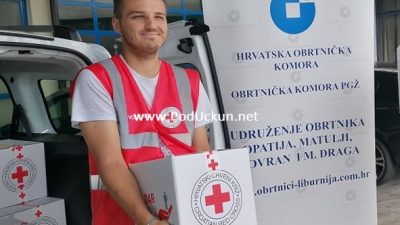 U OKU KAMERE Članovi udruženja obrtnika Liburnije pridružili se humanitarnoj akciji obrtničke komore PGŽ