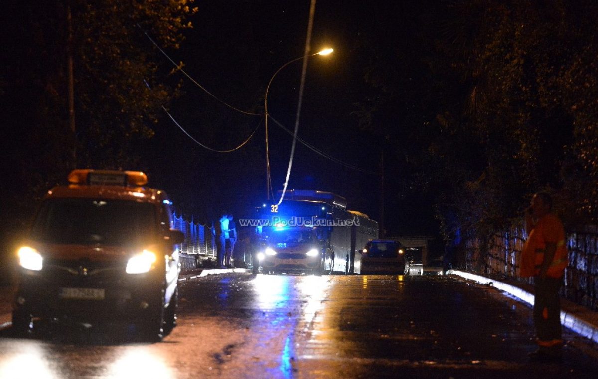 VIDEO/FOTO Blokiran promet na Novoj cesti: Drvo se srušilo kod Ville Ariston