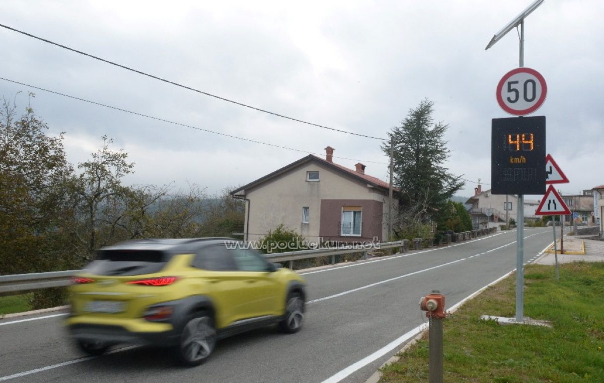 VIDEO U Šapjanama i Pasjaku postavljeni mjerači brzine kretanja motornih vozila