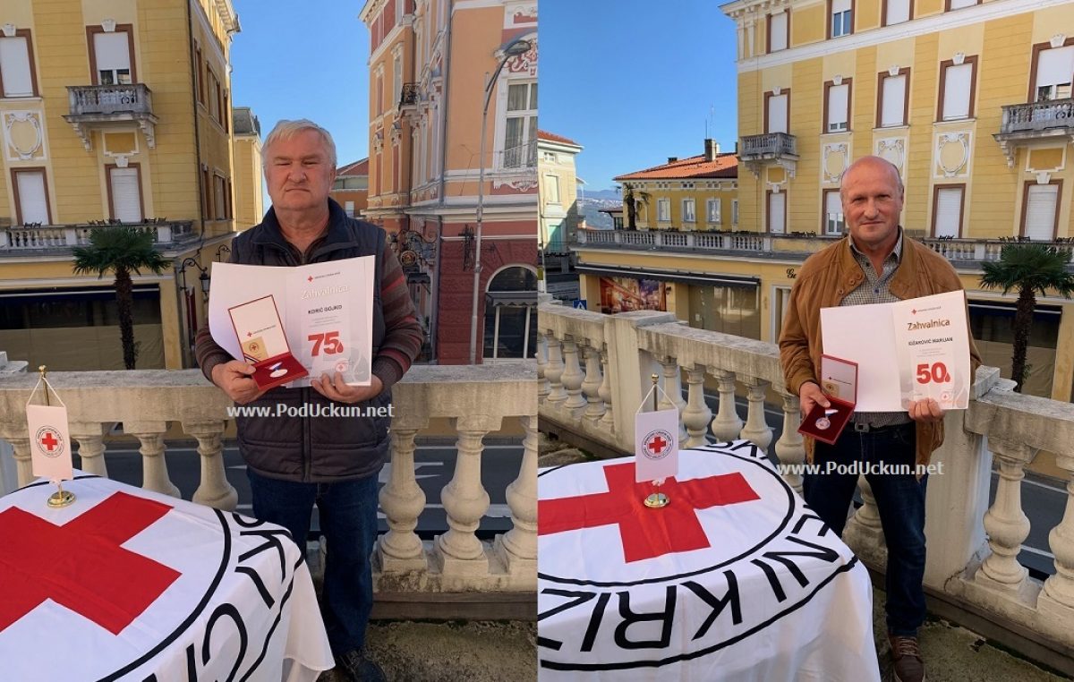 Predstavljamo ovogodišnje nagrađene darivatelje krvi GDCK Opatija – Marijan Idžaković i Gojko Korić