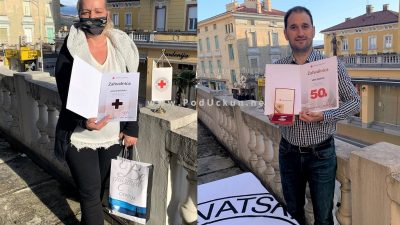 Predstavljamo ovogodišnje nagrađene darivatelje krvi GDCK Opatija – Katarina Bajraj i Davor Vrh