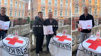 Predstavljamo ovogodišnje nagrađene darivatelje krvi GDCK Opatija – Milan Milolaža, Srećko Puhar te Valdo i Edin Čekada
