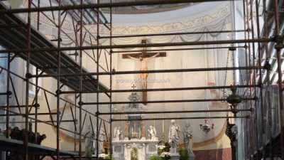 FOTO/VIDEO U župnoj crkvi Sv. Ane traju opsežni restauratorski radovi @ Volosko