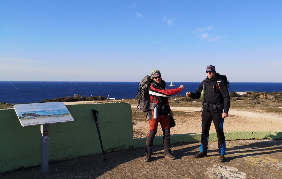 Prva etapa do Poklona – Humanitarna akcija 1100 kilometara za 1100 terapija započela je jutros na Rtu Kamenjak u Istri
