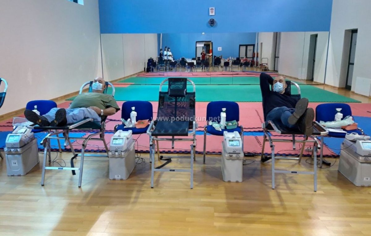 Akcija dobrovoljnog darivanja krvi ovog ponedjeljka u Sportskoj dvorani Marino Cvetković
