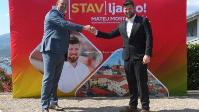 [VIDEO] Uz slogan „naSTAVljamo“ Matej Mostarac i Dean Jurčić kreću u novu izbornu utrku