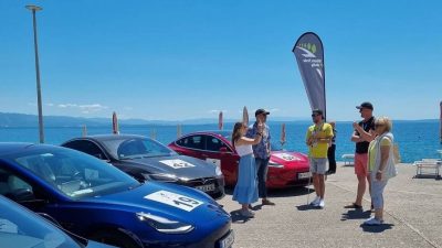 [FOTO] “Nikola Tesla EV Rally Croatia 2021” i u Opatiji