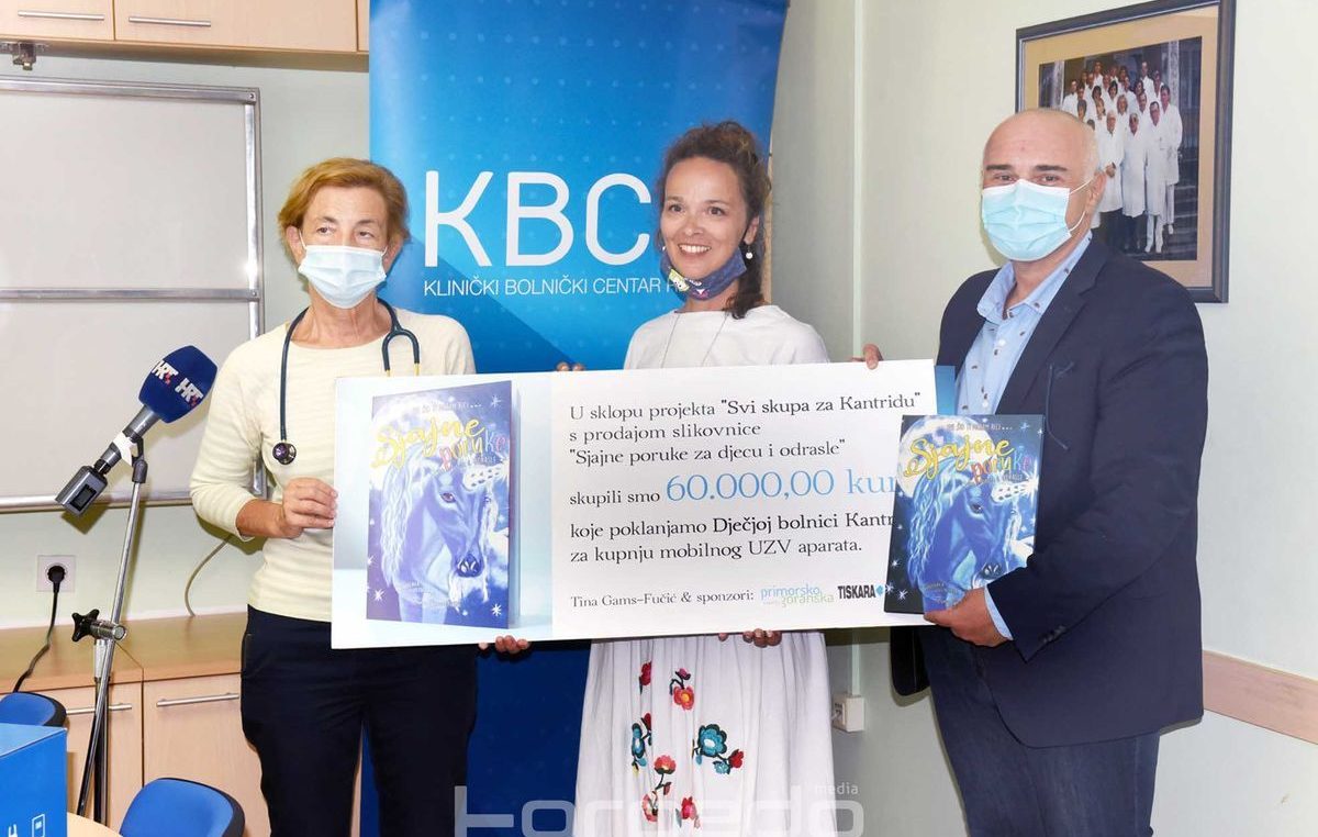 Prodajom slikovnice nabavljen ultrazvučni uređaj za Dječju bolnicu Kantrida