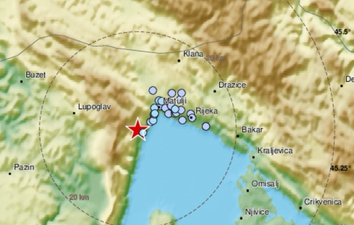 Šire područje zatresao potres magnitude 1.4 s epicentrom u Poljanama