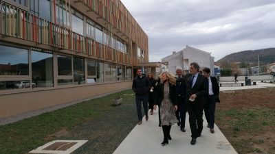 Župan Komadina i ministar Fuchs obišli kapitalne projekte školstva u PGŽ, europski novac za novu školu Viškovo