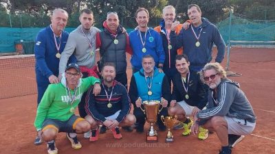 [FOTO] Veterani Tenis kluba Opatija prvaci Hrvatske