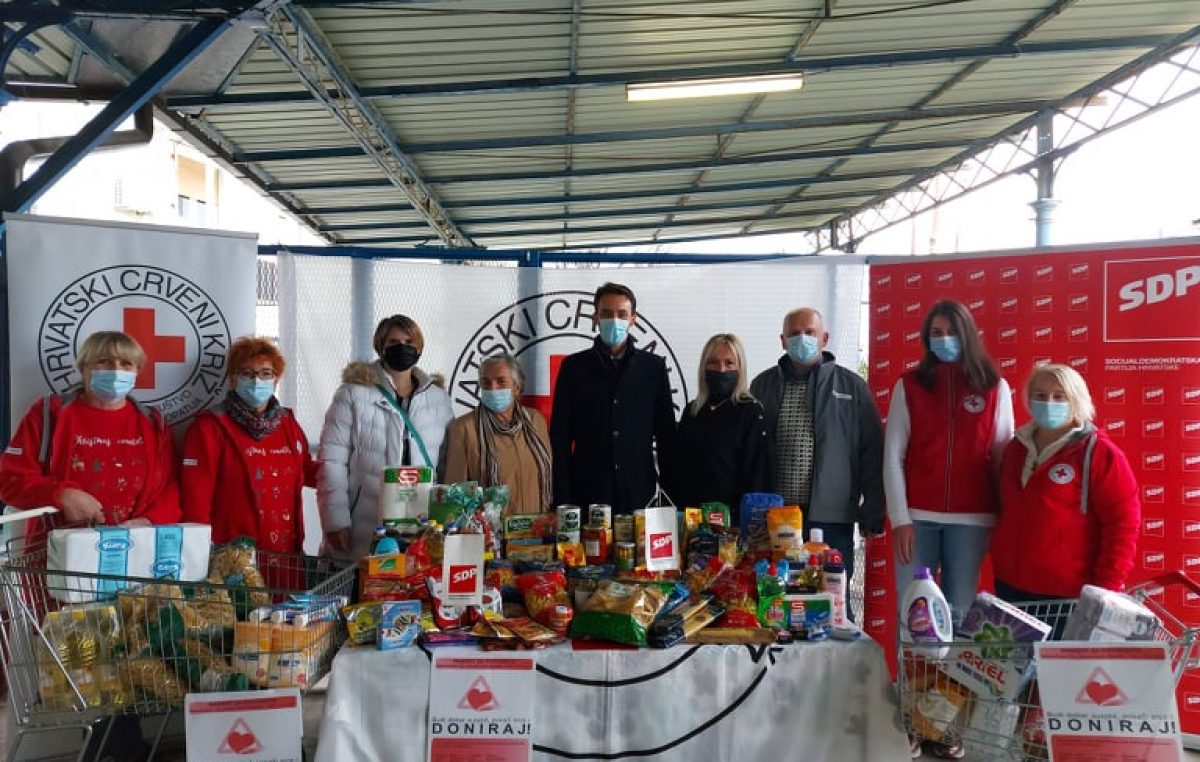 Donacija SDP Opatija za Socijalnu samoposlugu Gradskog društva Crvenog križa Opatija